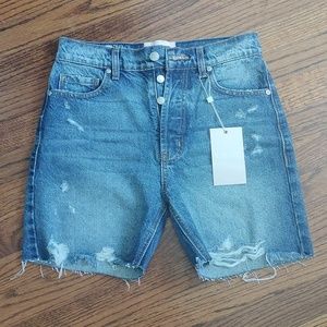 Revice Distressed Jean Shorts size 26